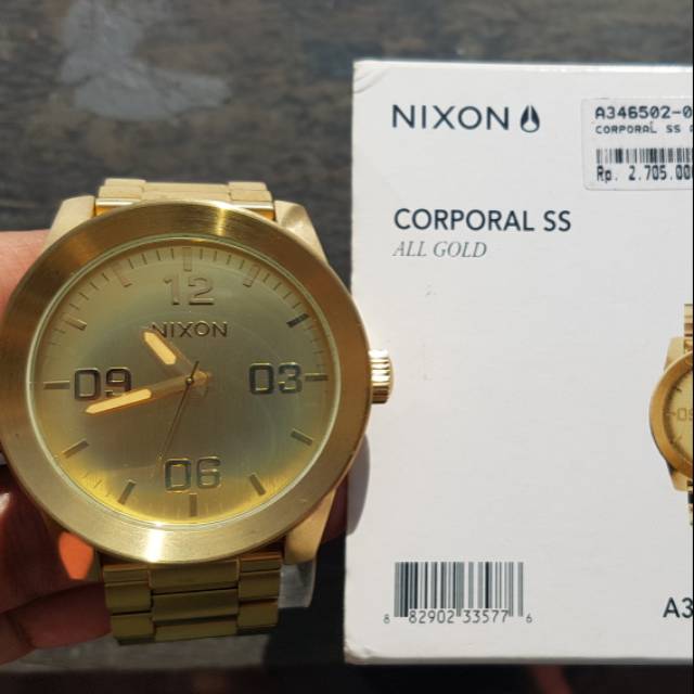 Harga jam nixon online gold