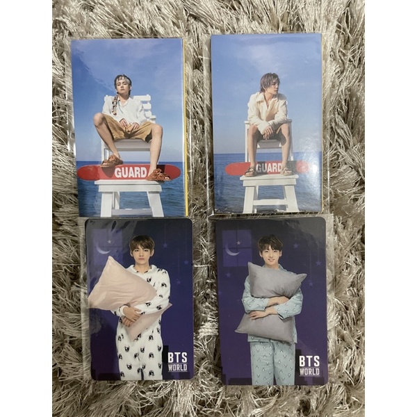 Jual message card mc pc bts bangtan butter taehyung jungkook btsw world ...