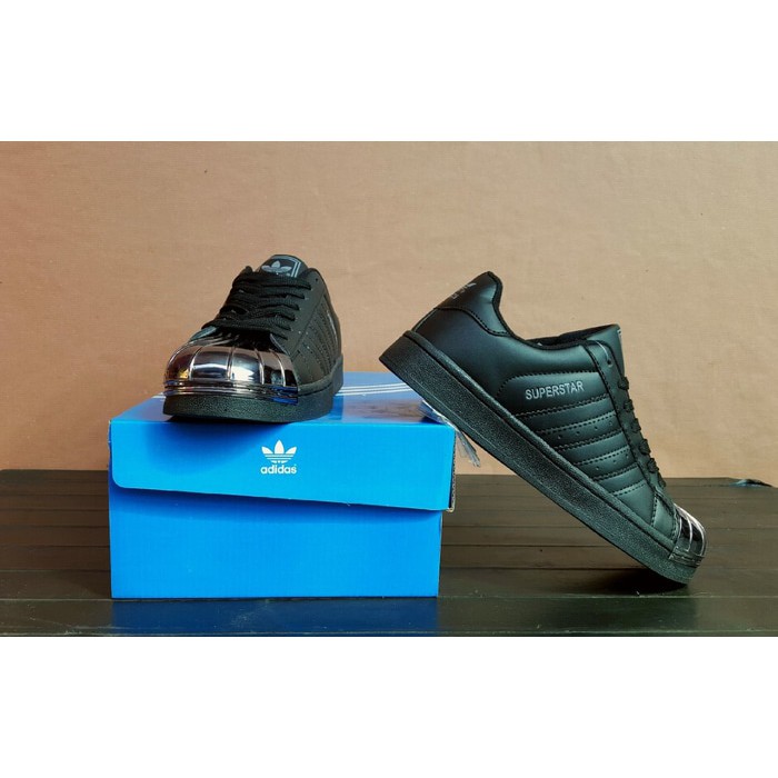 adidas superstar metal toe silver