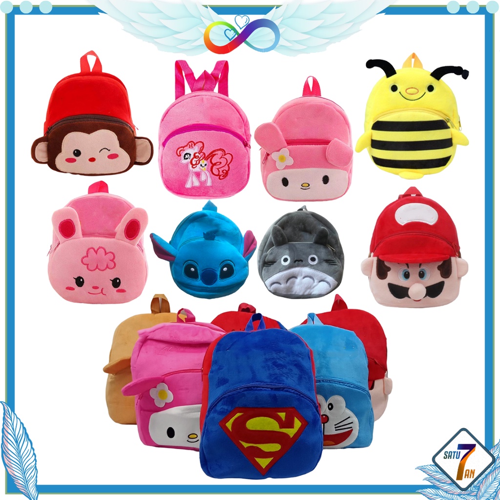 Jual Satu7an T76 Tas Ransel Anak-Anak Karakter Kartun Tas Backpack ...