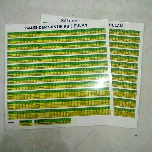 Jual KALENDER KB 3 BULAN BIDAN | Shopee Indonesia