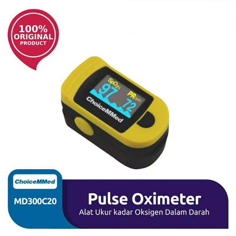 Jual Pulse Oximeter Choicemmed Fingertip MD300C20 Shopee Indonesia