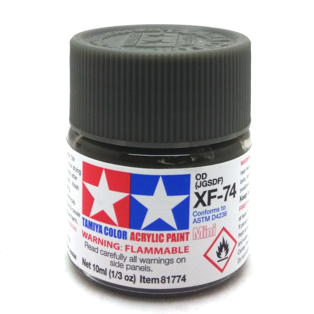 Jual Tamiya Paint Acrylic Mini XF-74 Olive Drab (JGSDF) | Shopee Indonesia