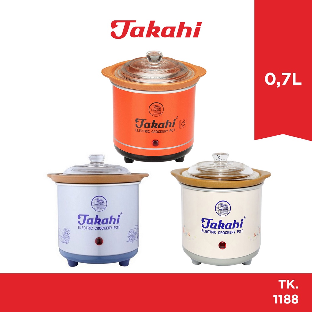 Jual Takahi Slow Cooker 0,7 Liter Model Lama (INSTAN/SAMEDAY) Shopee