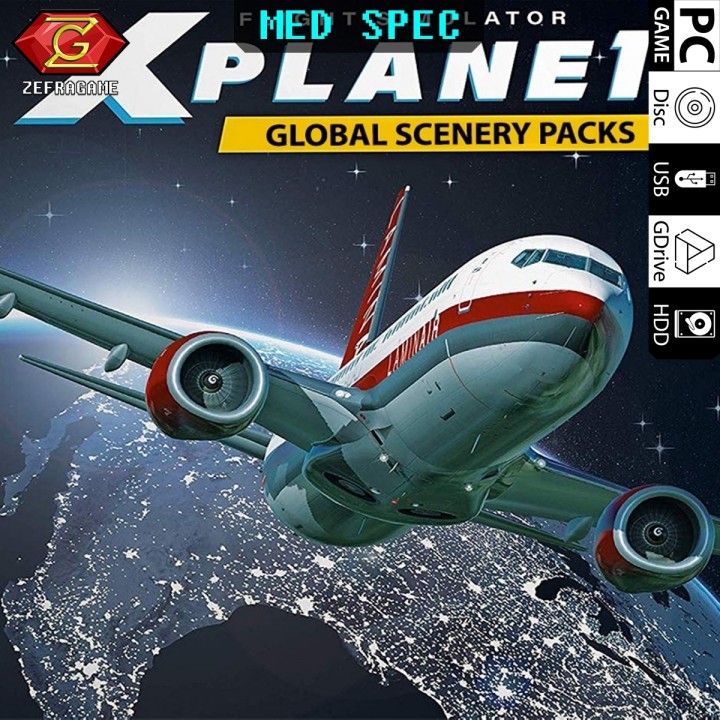 Jual X PLANE 11 Global Scenery PC Full Version/GAME PC GAME/GAMES PC