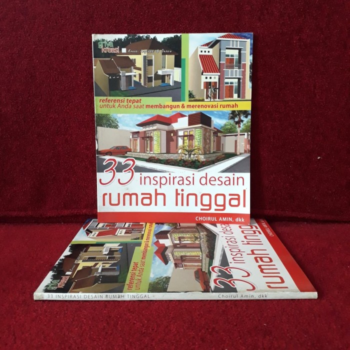 Jual Buku Arsitek 33 Inspirasi Desain Rumah Tinggal Shopee Indonesia