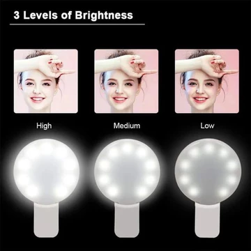 Ring Light Selfie Mini Q Portable 3 Warna