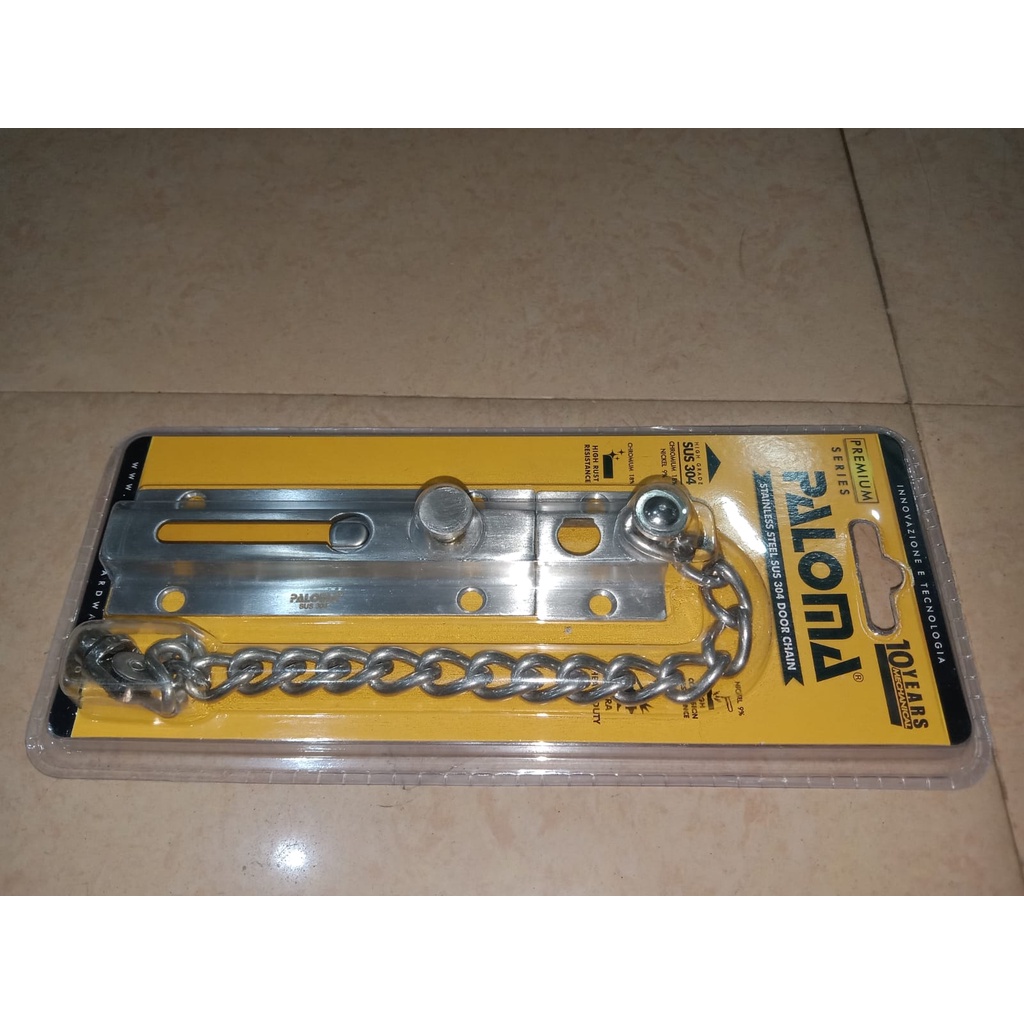 Jual PENGUNCI PINTU RANTAI PALOMA DHP 201 DOOR CHAIN PENGAMAN PINTU SSS ...