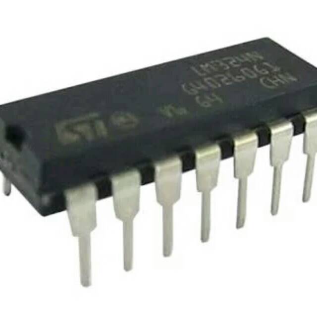 Jual IC LM324 DIP14. Quadraple Operational Amplifier. OpAmp. Single
