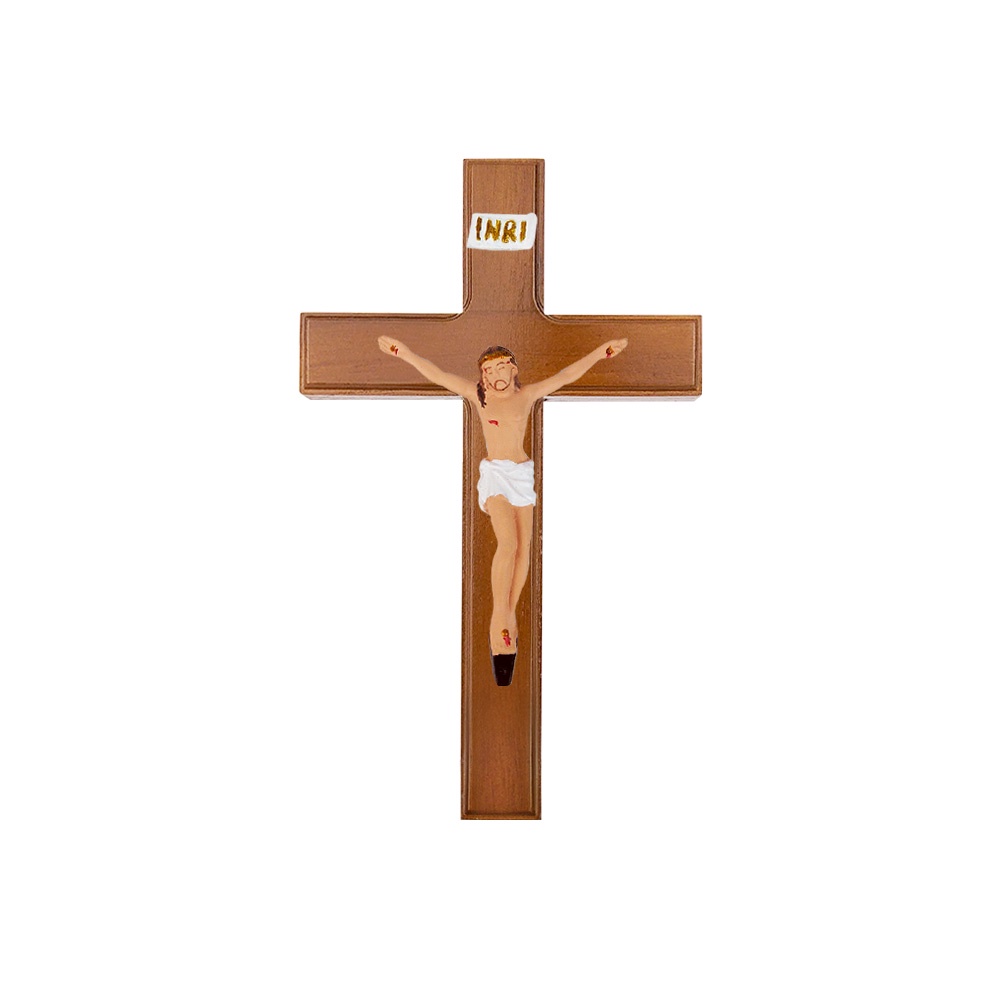 Jual Salib Dinding Gantung Kayu Jati 15 Cm Corpus Patung Tubuh Yesus Inri Fiberglass Shopee 1401