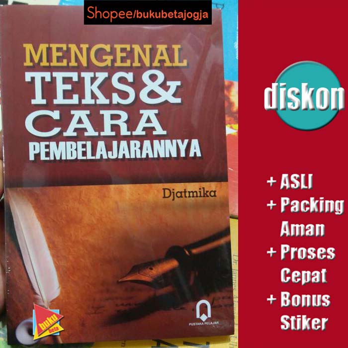 Jual Mengenal Teks Dan Cara Pembelajarannya - Djatmika | Shopee Indonesia