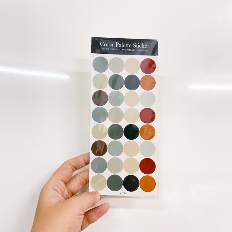 Jual Stiker Bulat Dot Palette Warna Pantone Ukuran 2cm Bujo | Shopee ...