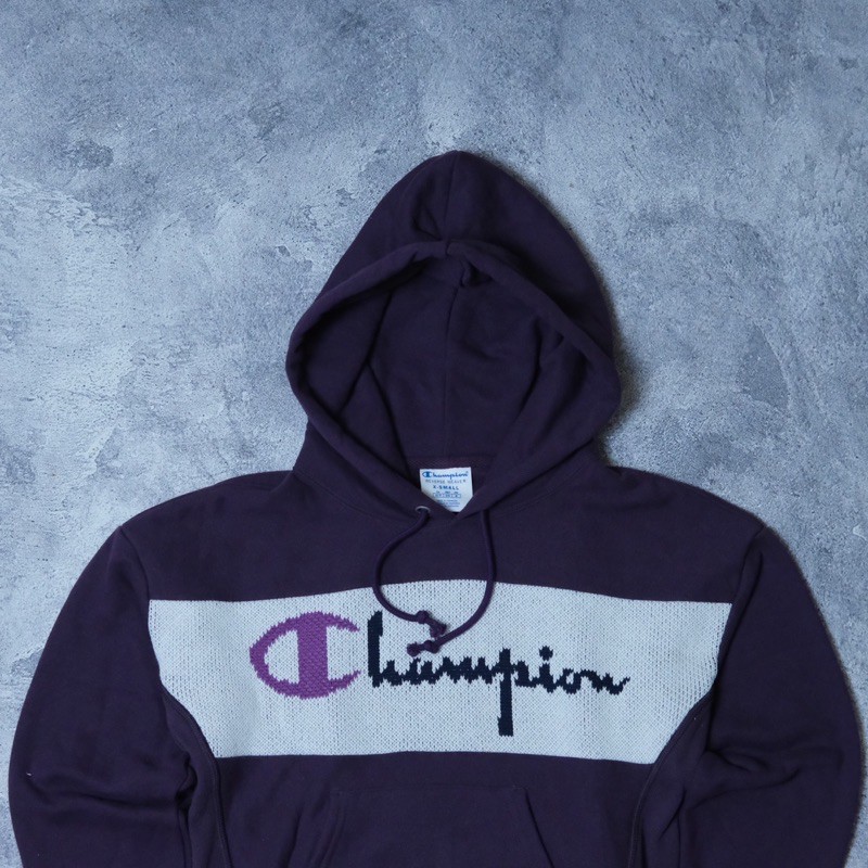 Hoodie Champion Reserve Weave Purple Pebble