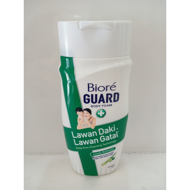 Jual BIORE GUARD Body Foam Lively Refresh Botol 100ML - Body Wash ...