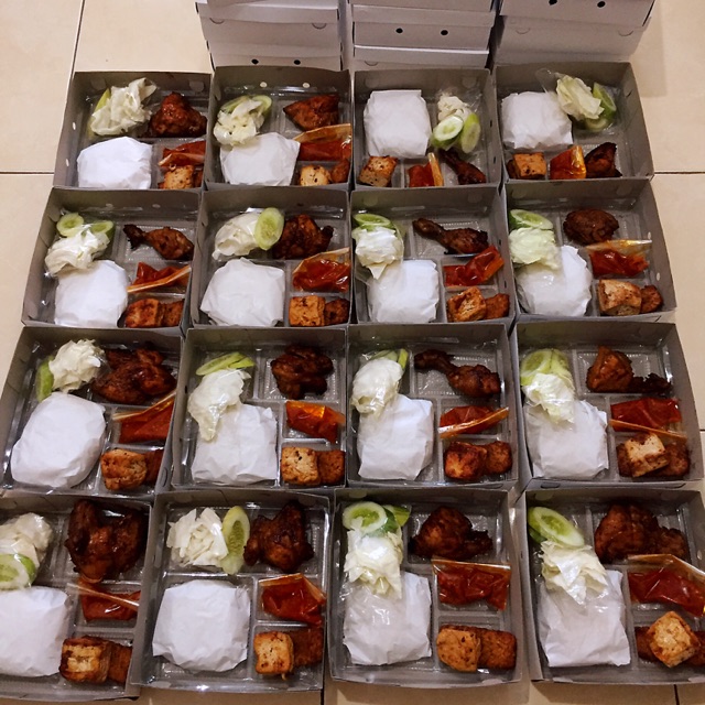 Jual NASI KOTAK / NASI BOX AYAM BAKAR UNTUK ACARA | Shopee Indonesia