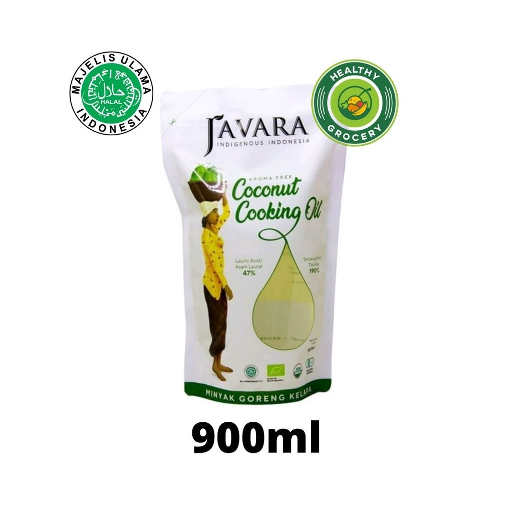 Jual Javara Coconut Cooking Oil Non Aroma / Minyak Goreng Kelapa 900ml ...