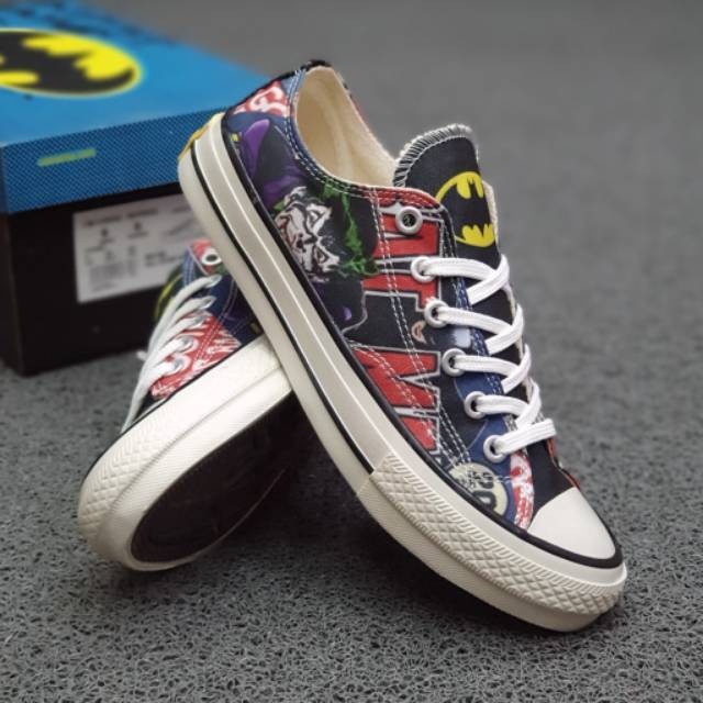 Jual OBRAL SEPATU CONVERSE 70S LOW X BATMAN JOKER SOL GLOSSY