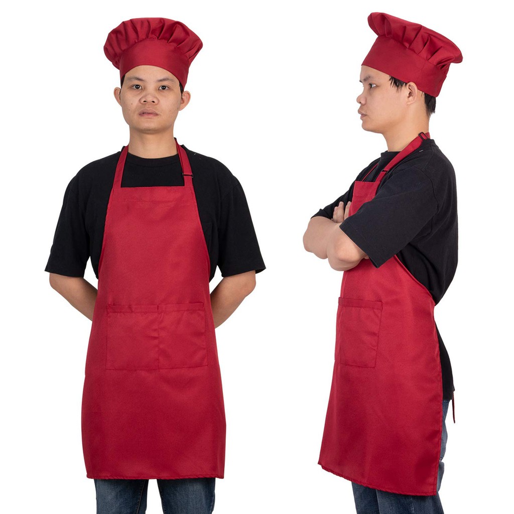 Jual Topi Koki Chef Jamur Gratis Apron Harga Murah Best Quality ...