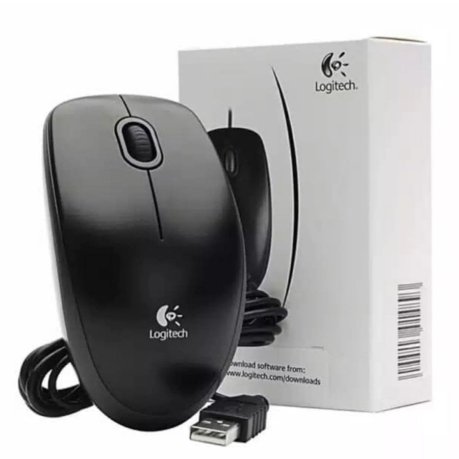 Jual Mouse Logitech B100 Optical USB Mouse | Shopee Indonesia