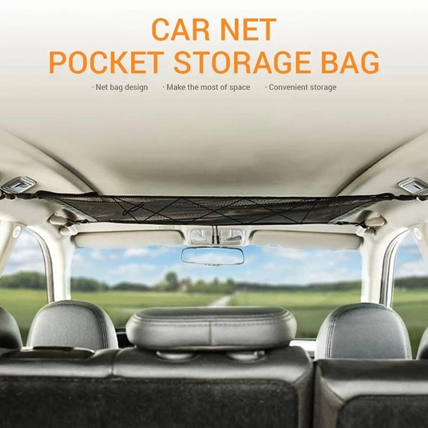 Jual Jaring Cargo Atap Plafon Dalam Mobil Car Ceiling Organizer Net Bagasi Shopee Indonesia