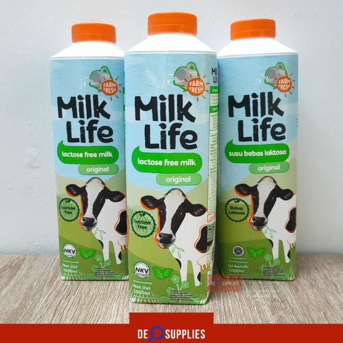 Jual Susu Milk Life Lactose Free 1L Original Milklife Bebas Laktosa Fresh Shopee Indonesia