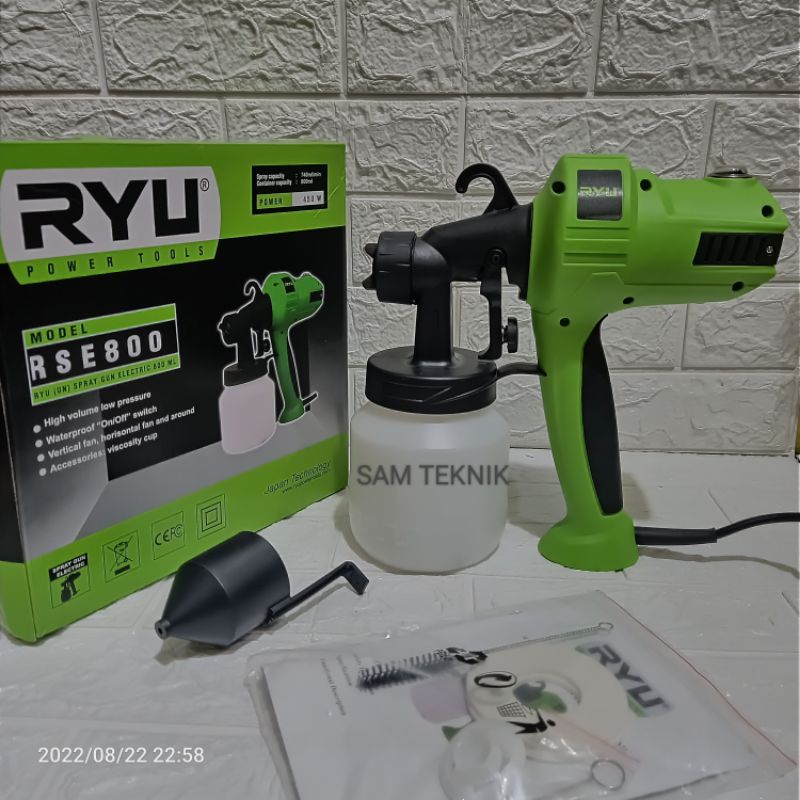 Jual Spray Gun Ryu - Spraygun Mesin semprot cat elektrik BERGARANSI ...
