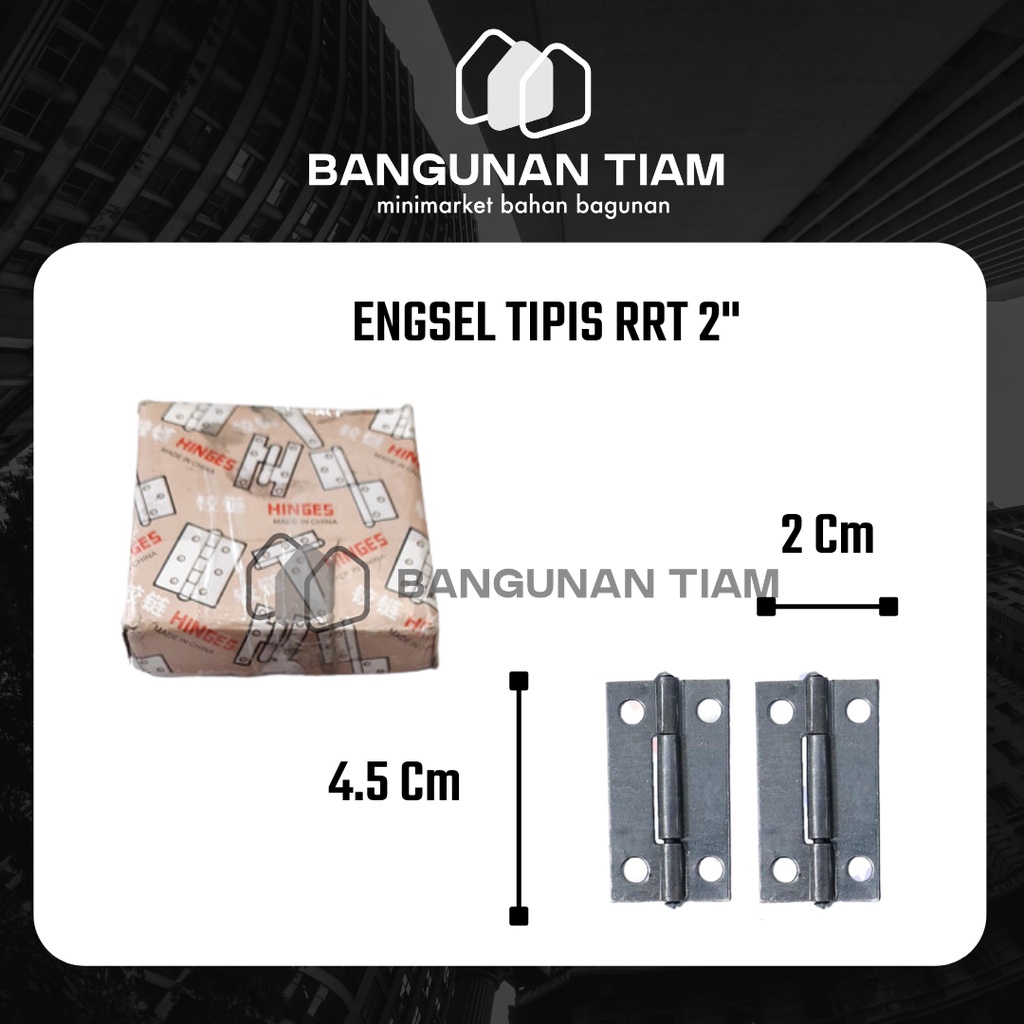 Jual Engsel Tipis Plat Rrt Inch Asli Ori Untuk Pintuk Kandang Triplek Aluminium