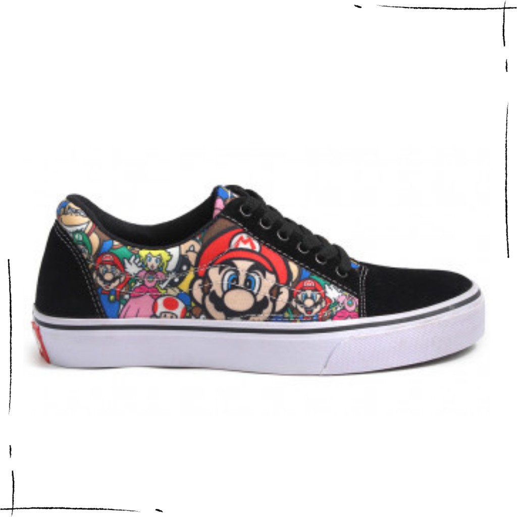 Vans old cheap skool mario