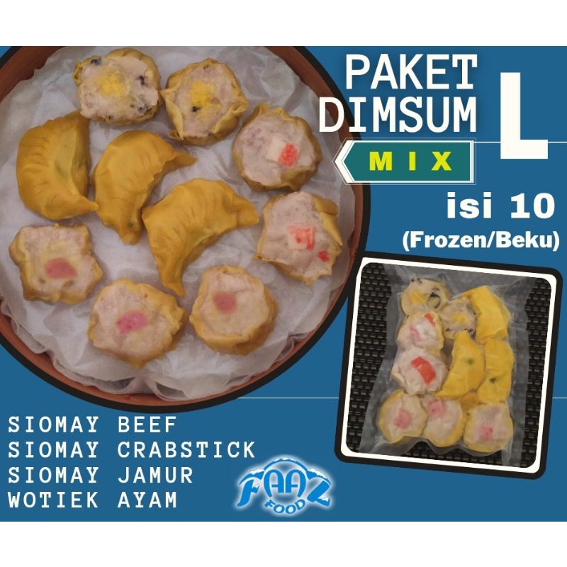 Jual Paket L Dimsum Frozen Dumsum Dim Sum Siomay Shopee Indonesia