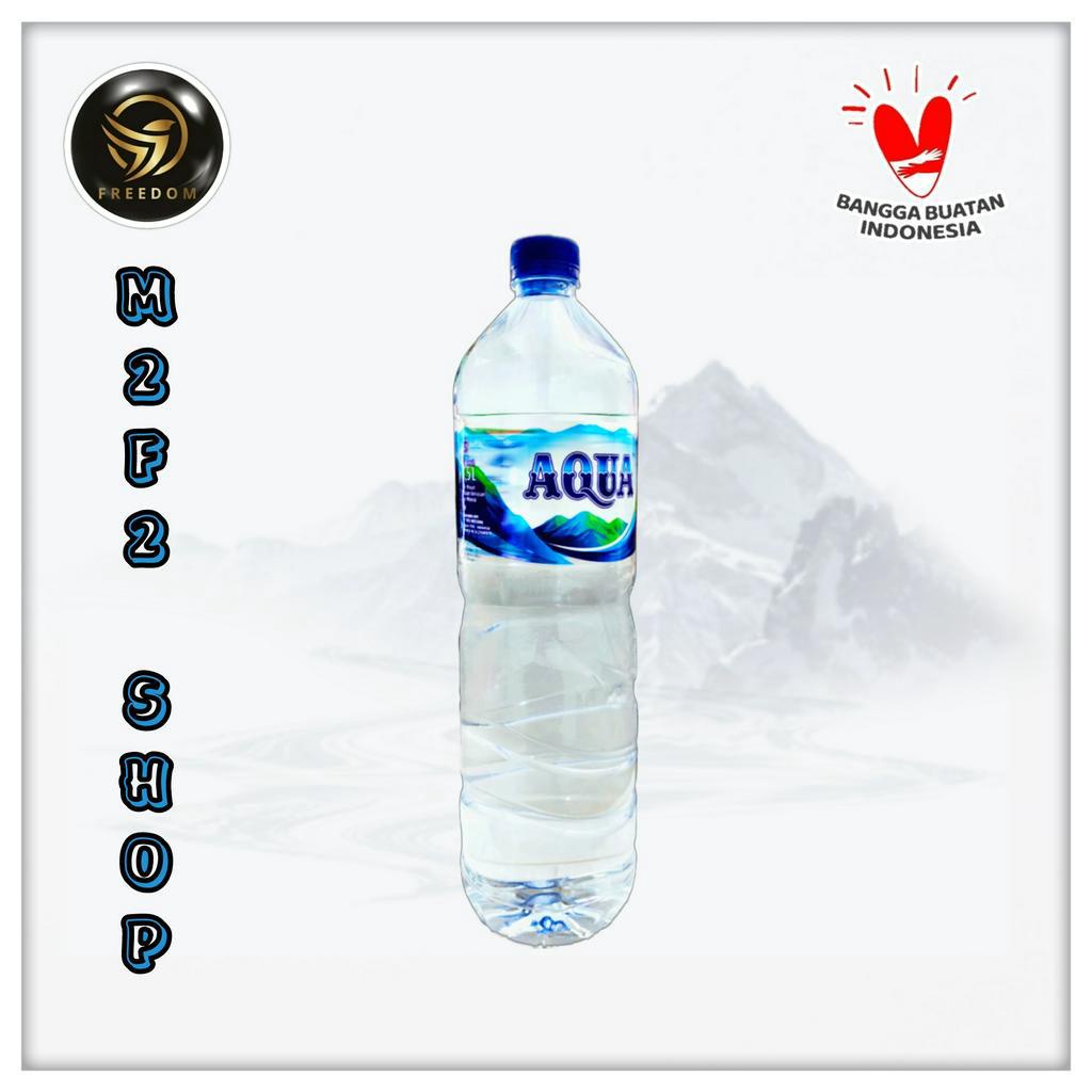 Jual Air Mineral Aqua Botol Besar 1500 Ml 15 Ltr Kemasan Satuan Shopee Indonesia 6519