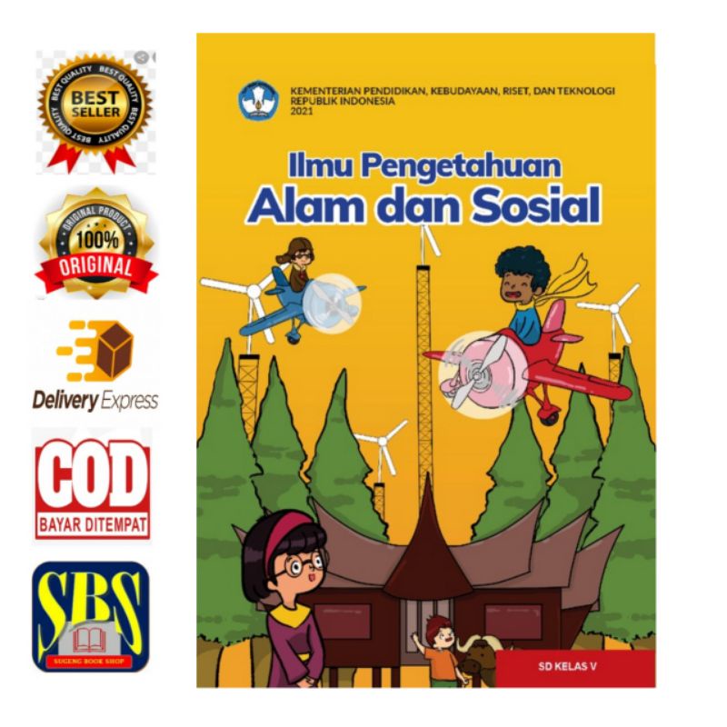 Jual Buku Ilmu Pengetahuan ALAM dan SOSIAL SD Kelas 5 Kurikulum MERDEKA ...