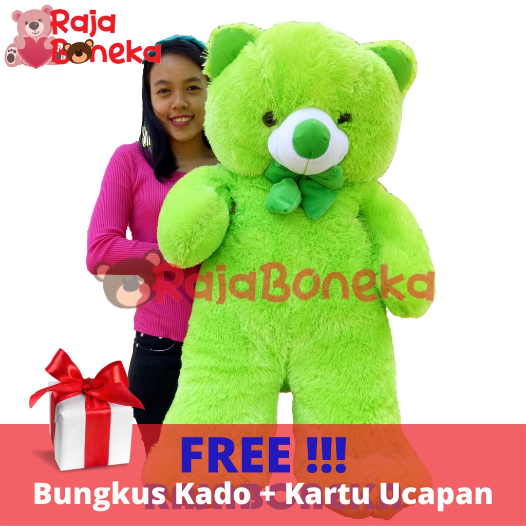 Jual Boneka Teddy Bear Jumbo Hijau | Shopee Indonesia