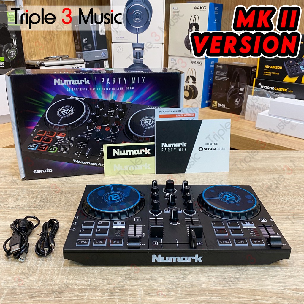 Jual Numark Party Mix Partymix DJ Controller built in Interface virtual dj Shopee Indonesia