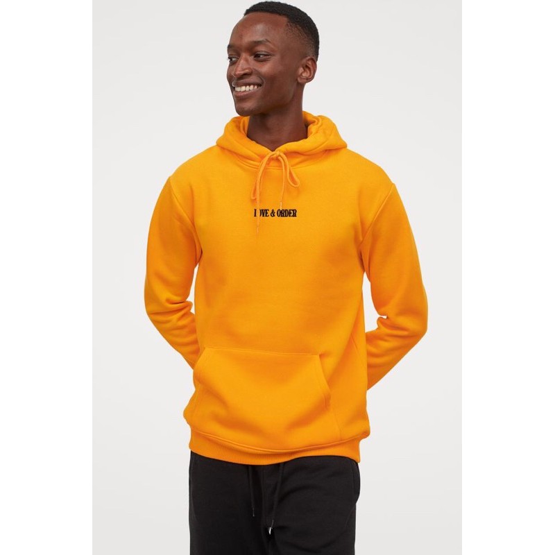 Hoodie h&m store yellow