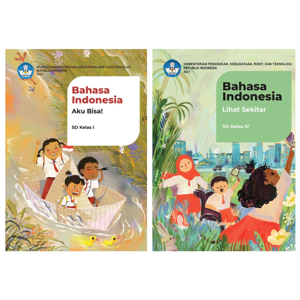 Jual BUKU PAKET DIKNAS SD KELAS 1 2 4 5 BAHASA INDONESIA KURIKULUM ...