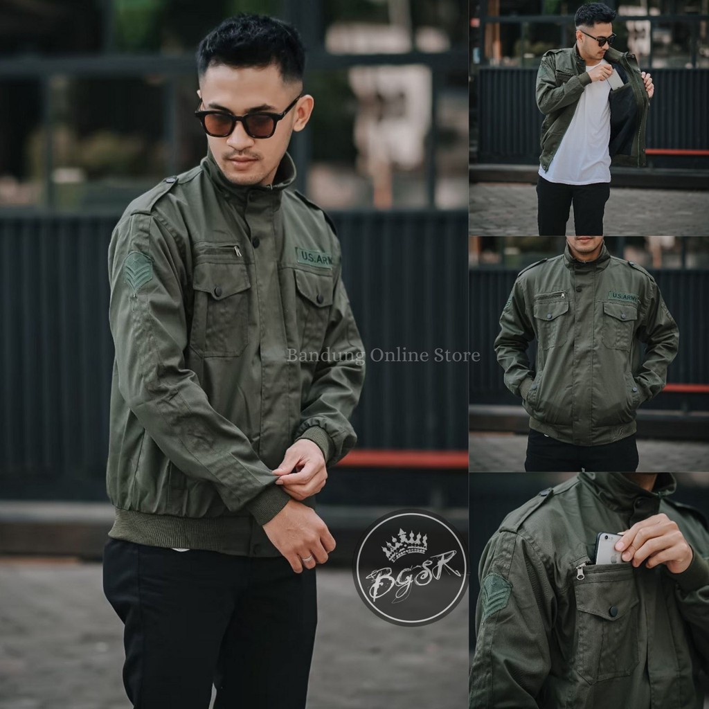 Jual JAKET ARMY RUBY BGSR JAKET RUBY AMERICAN DRILL Shopee Indonesia