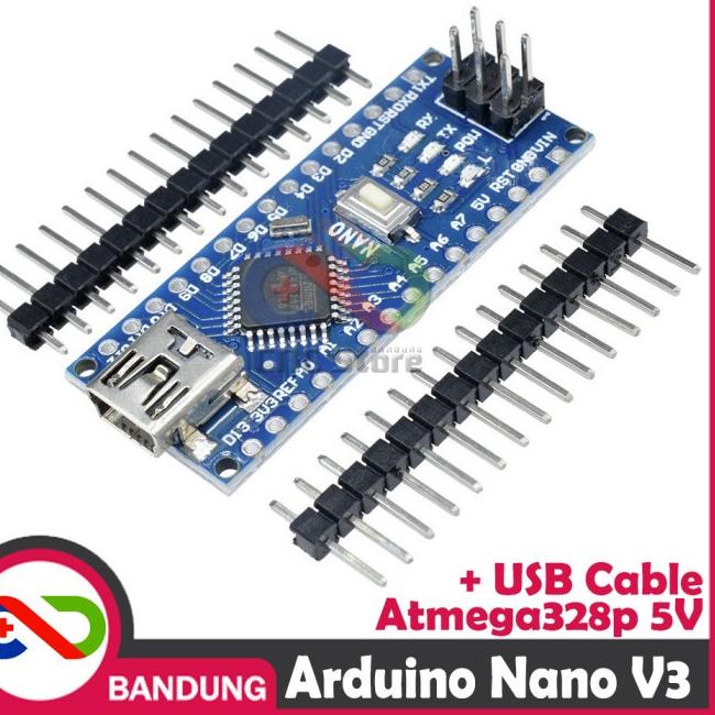 Jual Hadir Terjamin ARDUINO NANO V3 3.0 ATMEGA328P CH340 CH340G 5V ...