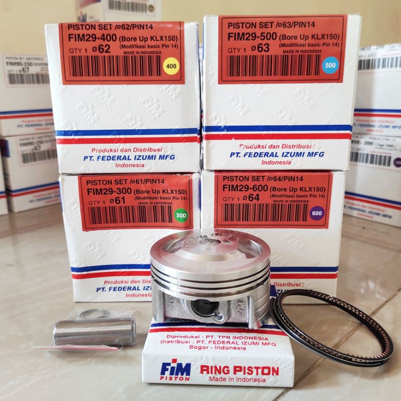 Jual Piston Kit Fim Klx Fim Pin Pnp Vario Verza Mp Mono Shopee Indonesia