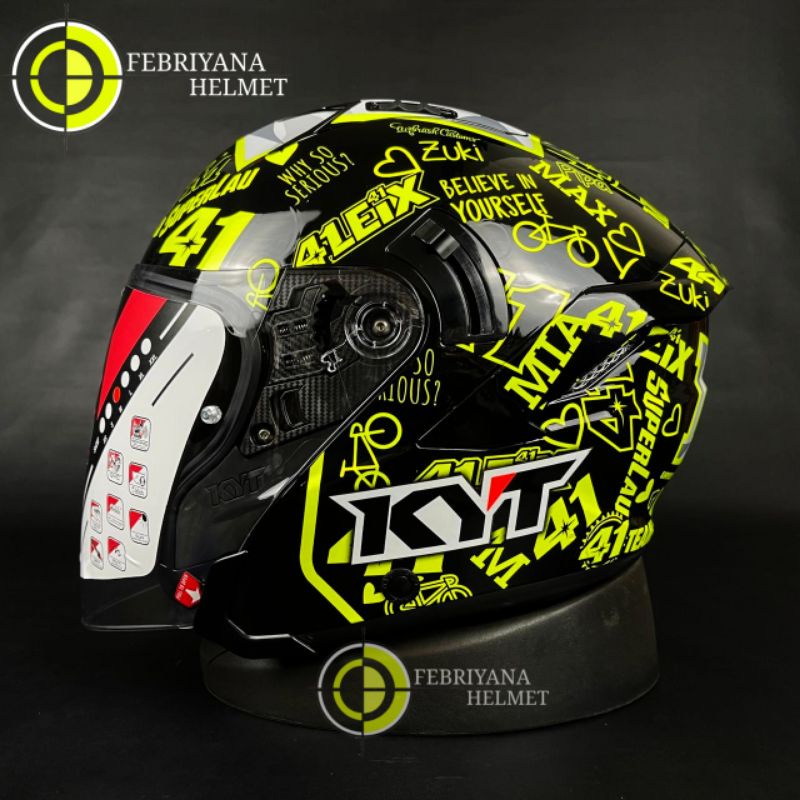 Helm kyt store iannone half face