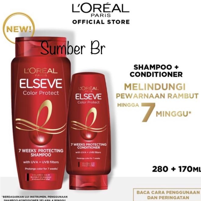Jual Loreal Shampoo Color Protect 280Ml / Conditioner Rambut Warna
