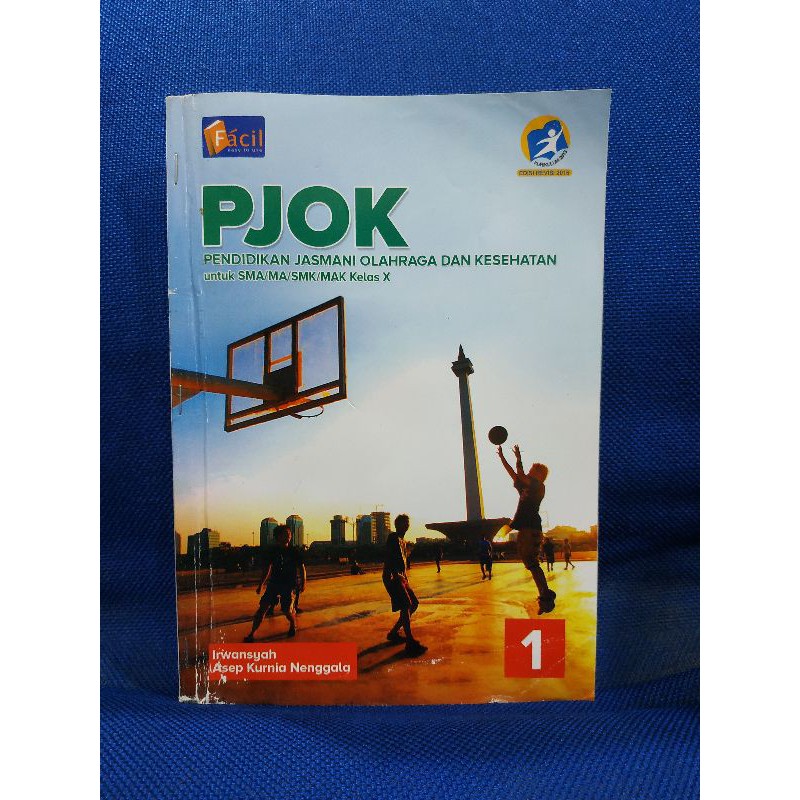 Jual buku PJOK untuk SMA kelas 1 X 10 edisi revisi 2016 facil | Shopee ...