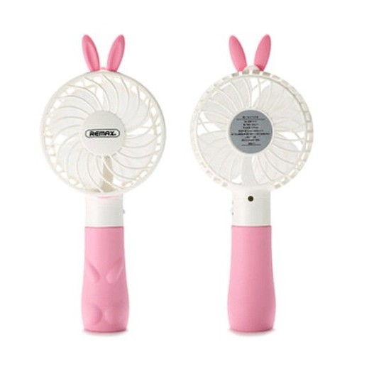Jual Original REMAX Hand-Held Mini Bunny Fan F7 Rechargeable Battery ...