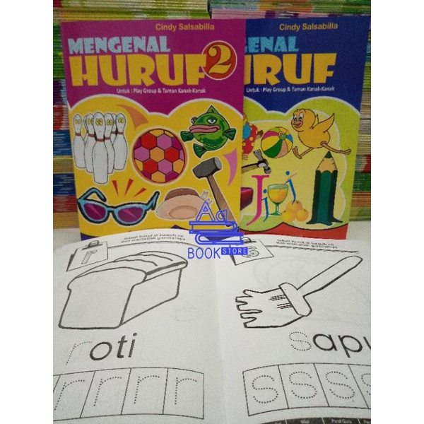 Jual BUKU BELAJAR MEMBACA DAN MENULIS - MENEBALKAN HURUF - MENGENAL ...