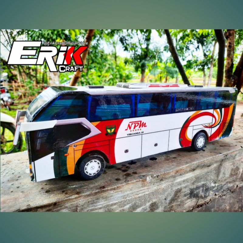 Jual Miniatur Bus Miniatur Bis Npm Avante | Shopee Indonesia