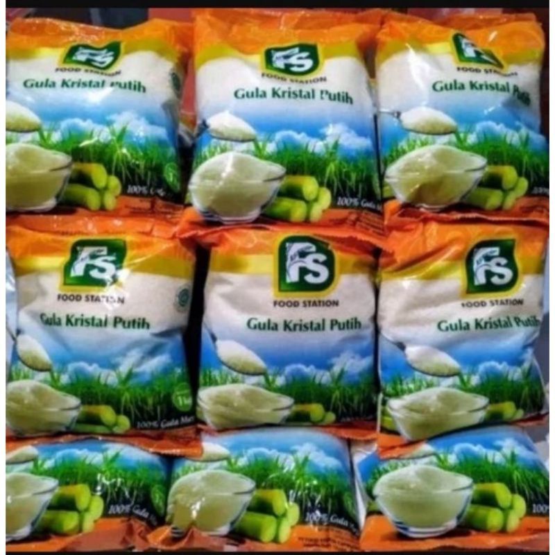 Jual Gula Pasir Food Stationsuper Indopsmhappy Sweet 1 Kg Shopee Indonesia 8864