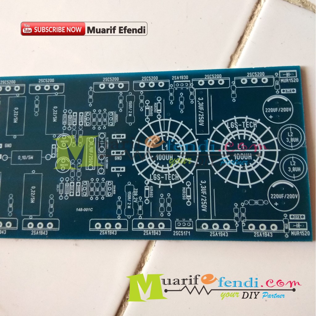 Jual PCB STEPPER CLASS HD BIPOLAR PLUS 9 FINAL 4 STEPPER TRANSISTOR 046 ...