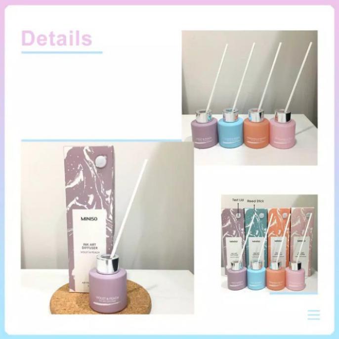 Jual MINISO INK ART DIFFUSER PENGHARUM RUANGAN 50 ML BERGAMOT MUSK Shopee Indonesia
