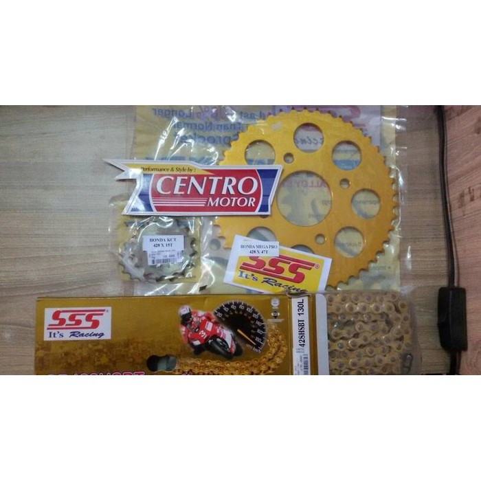 Jual GEAR SET SSS HONDA CB150R/ALL NEW CB150R/CBR150 GOLD EDITION Shopee Indonesia