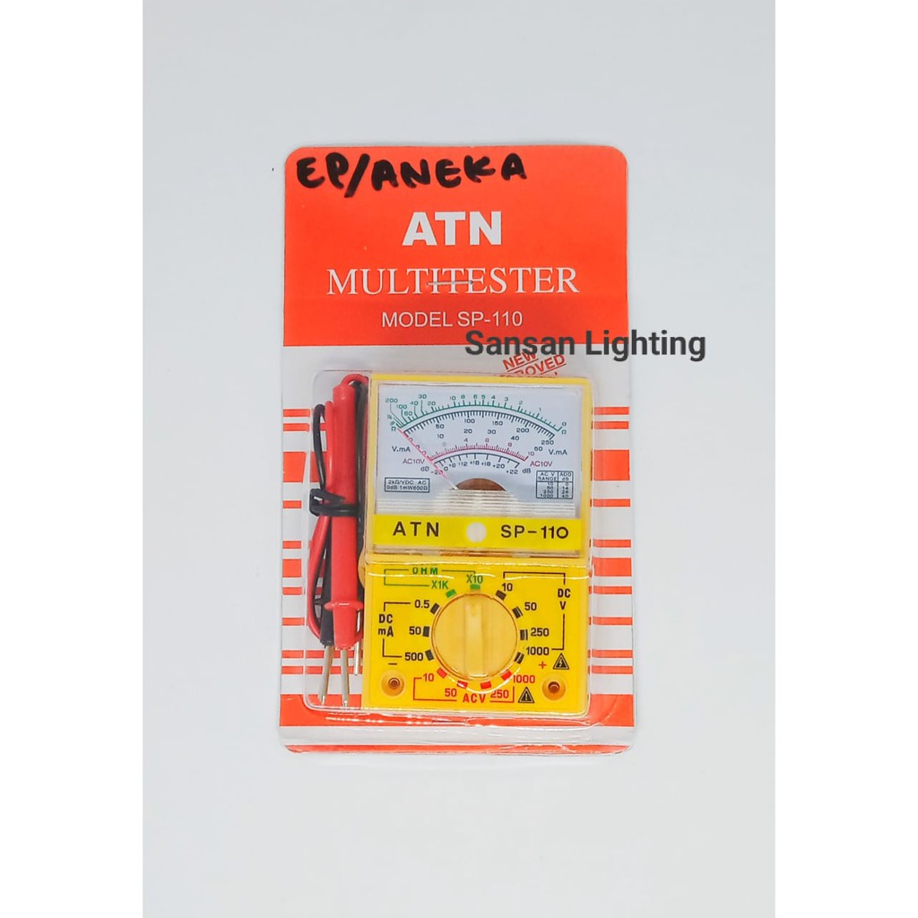 Jual Multitester ATN Multitester Avometer Analog SP-110 | Shopee Indonesia