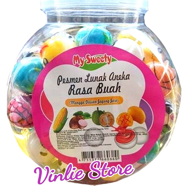 Jual Permen Lunak Luvmi Aaa My Sweety Permen Lunak 1 Toples Isi 50 Pc